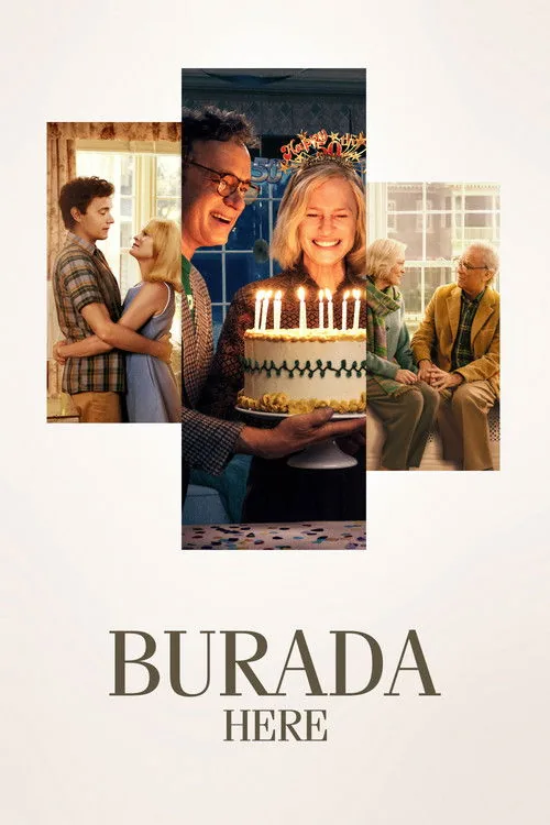 Burada film afişi