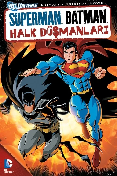 Superman ve Batman: Halk Düşmanları film afişi