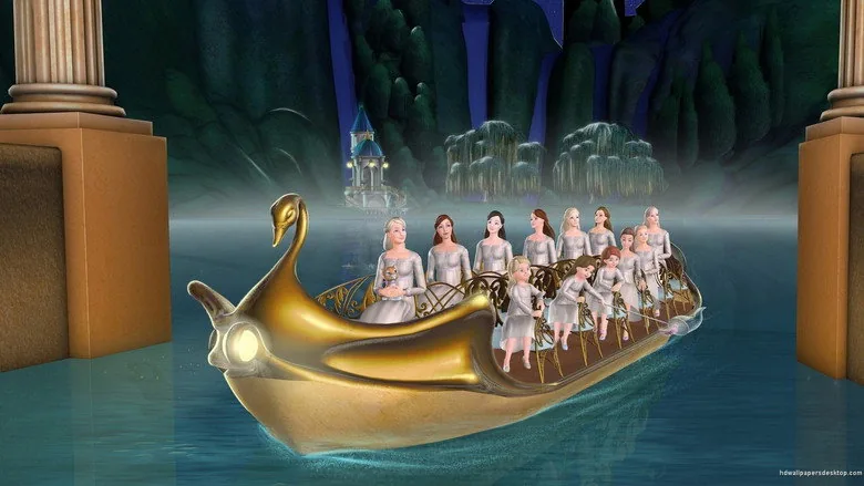 Barbie ve 12 Dans Eden Prenses sahne 6