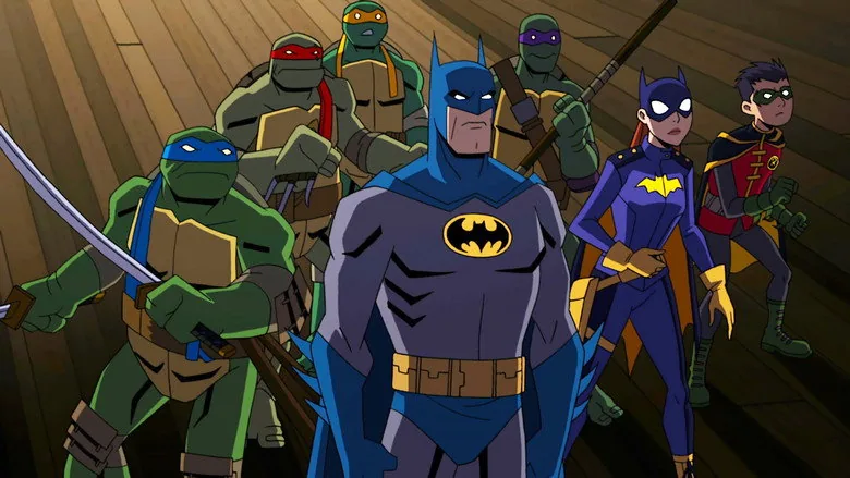 Batman: Ninja Kaplumbağalar sahne 3
