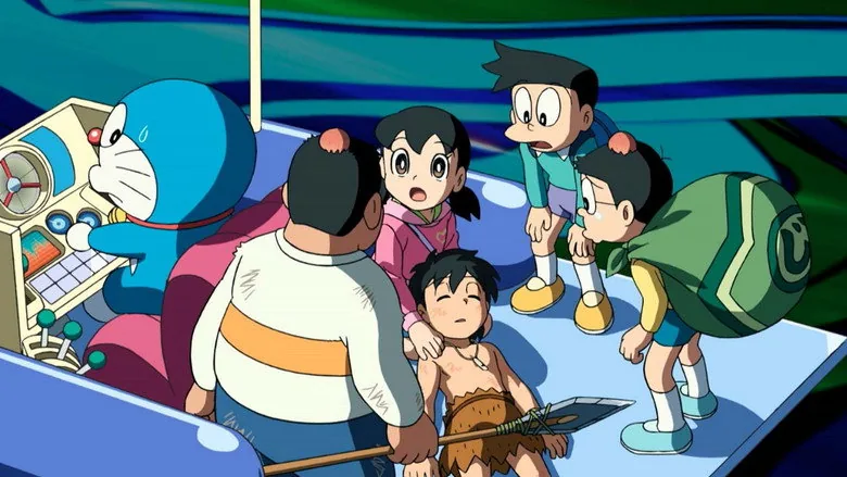 Doraemon: Taş Devri Macerası sahne 1