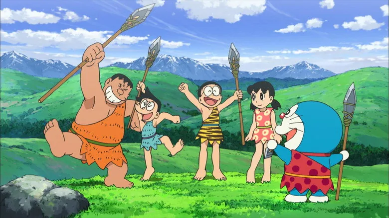 Doraemon: Taş Devri Macerası sahne 2