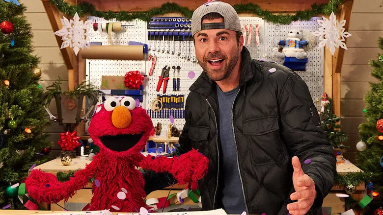 Elmo ve Mark Rober ile Hediyeleşelim sahne 2