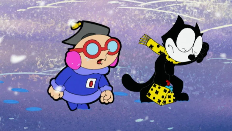 Felix the Cat Saves Christmas sahne 1