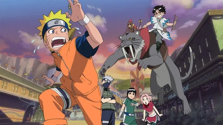 Gekijô-ban Naruto: Daikôfun! Mikazukijima no animaru panikku dattebayo! sahne 1
