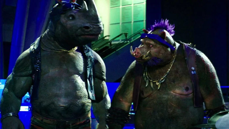 Ninja Kaplumbağalar 2: Gölgelerin İçinden sahne 5