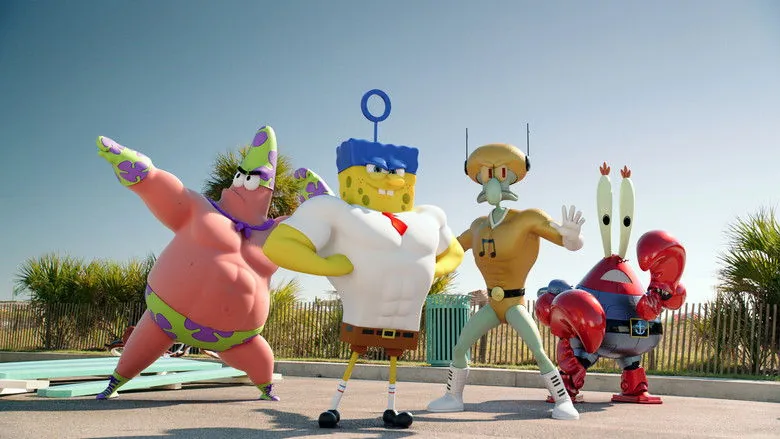 Sünger Bob Kare Pantolon sahne 3