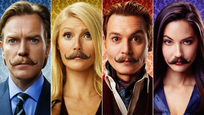 Üçkağıtçı Mortdecai sahne 2